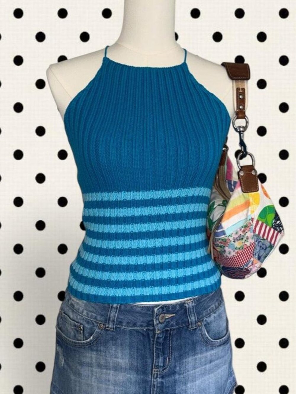 Y2k vintage moda international tank
